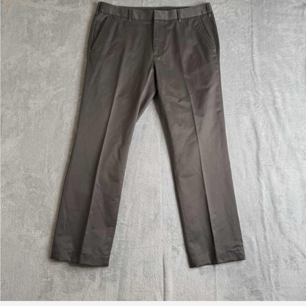 Bonobos Pants Mens 33x34 Gray Weekday Warrior Thursday Slim Fit Stretch Cotton